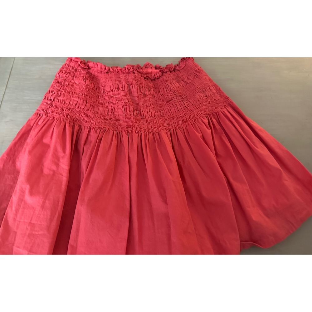 DO+BE Coral Smocked Mini Skirt Women's Size S‎ High Waisted